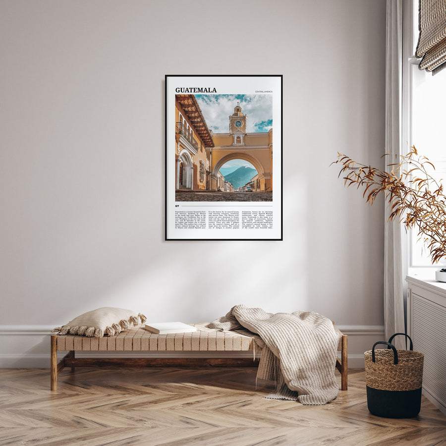 Guatemala Travel Color Poster
