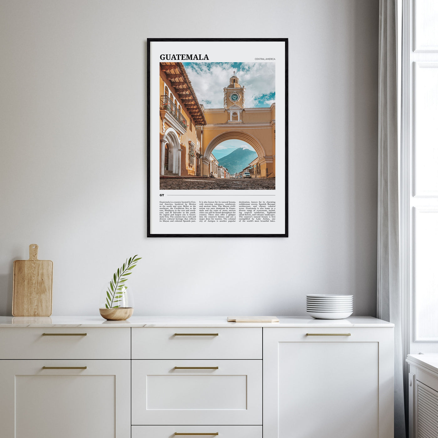 Guatemala Travel Color Poster