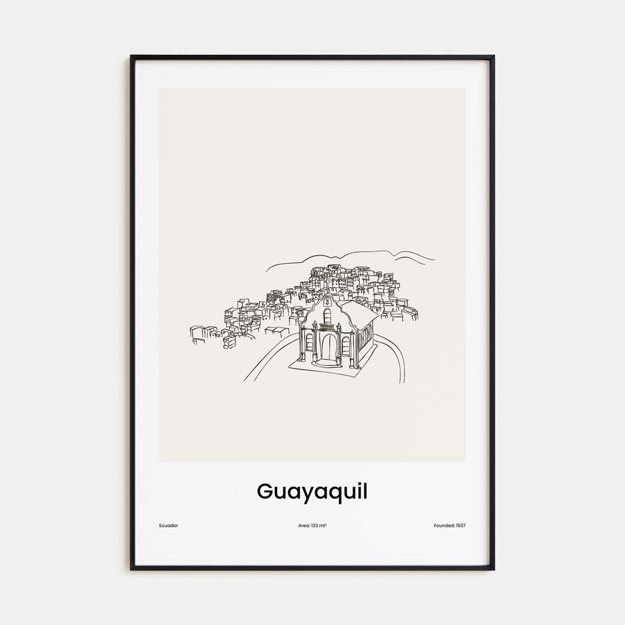 Guayaquil Drawn Poster