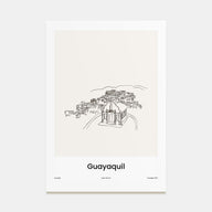 Guayaquil Drawn Poster