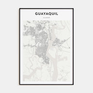 Guayaquil Map Portrait Poster