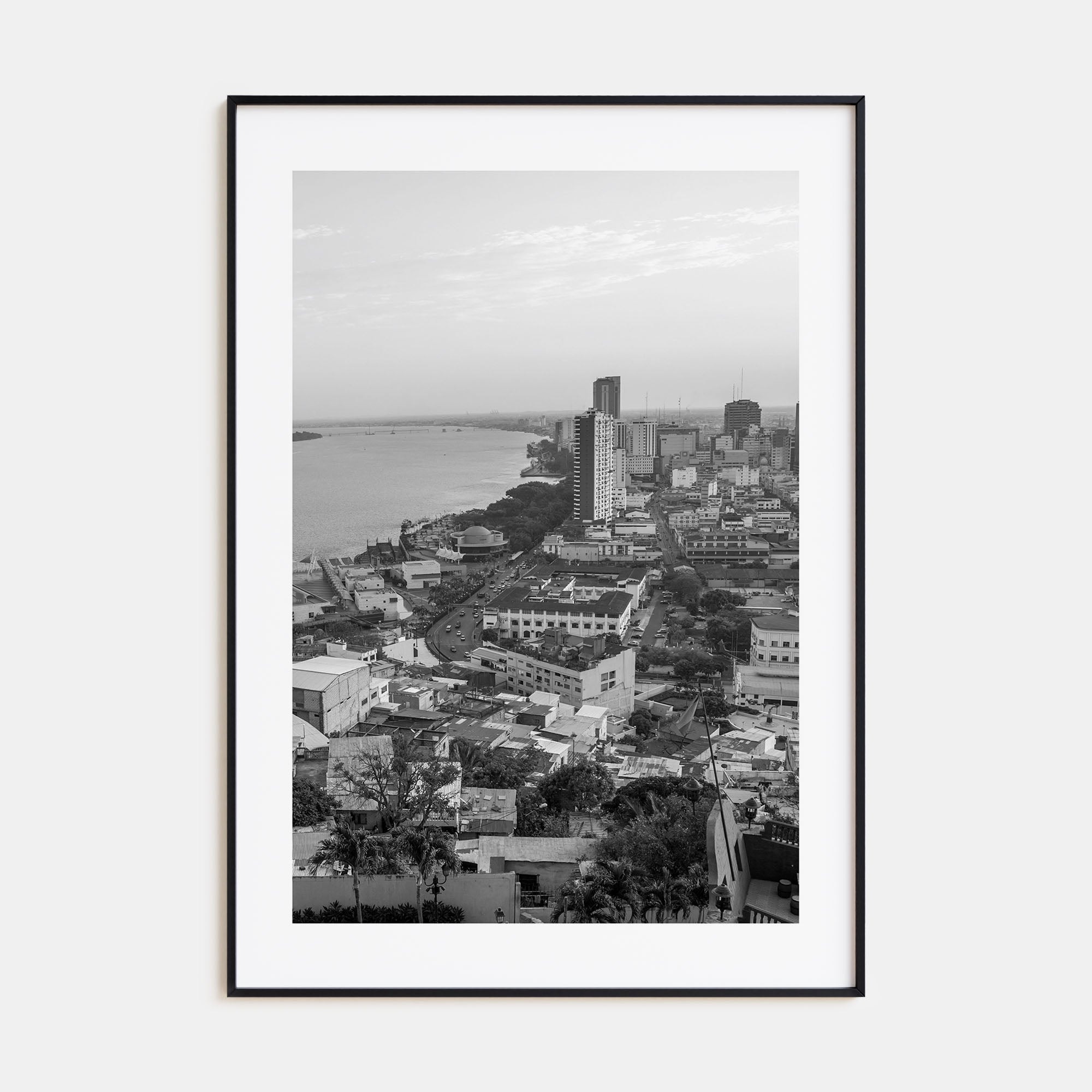 Guayaquil Photo B&W Poster