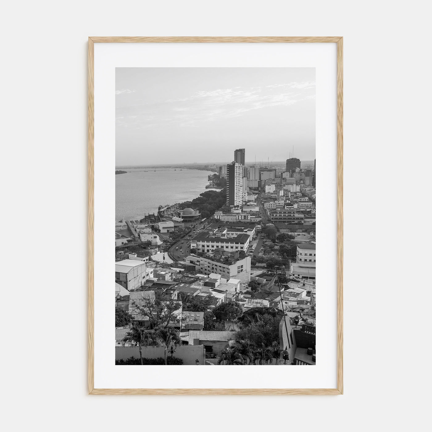Guayaquil Photo B&W Poster