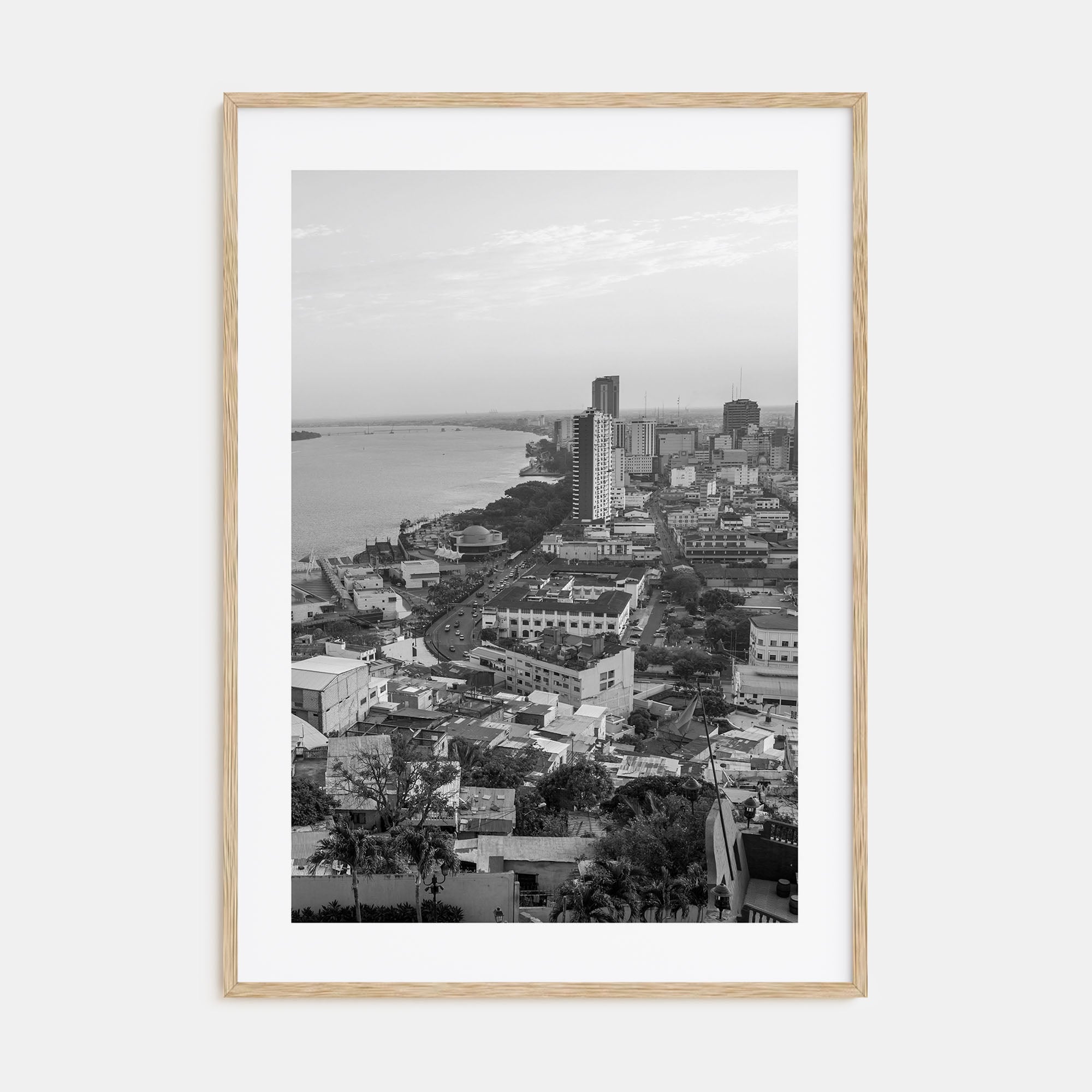 Guayaquil Photo B&W Poster