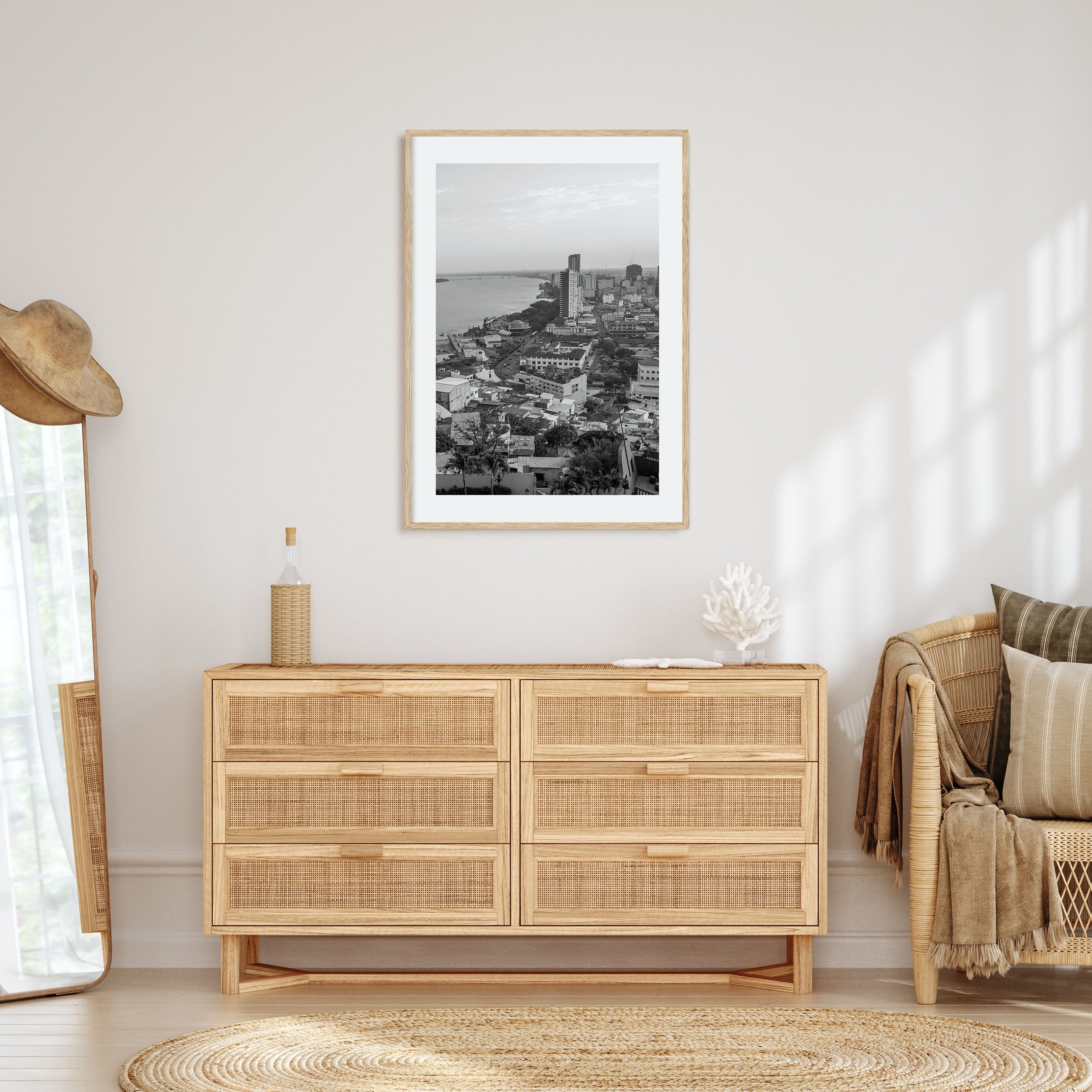 Guayaquil Photo B&W Poster