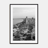 Guayaquil Photo B&W Poster