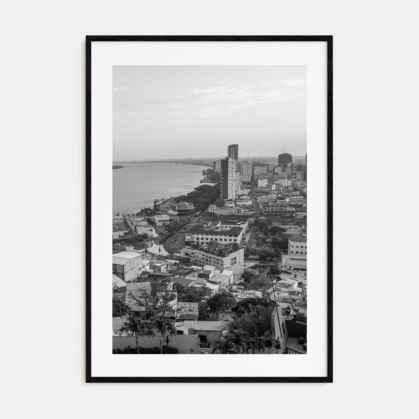 Guayaquil Photo B&W Poster