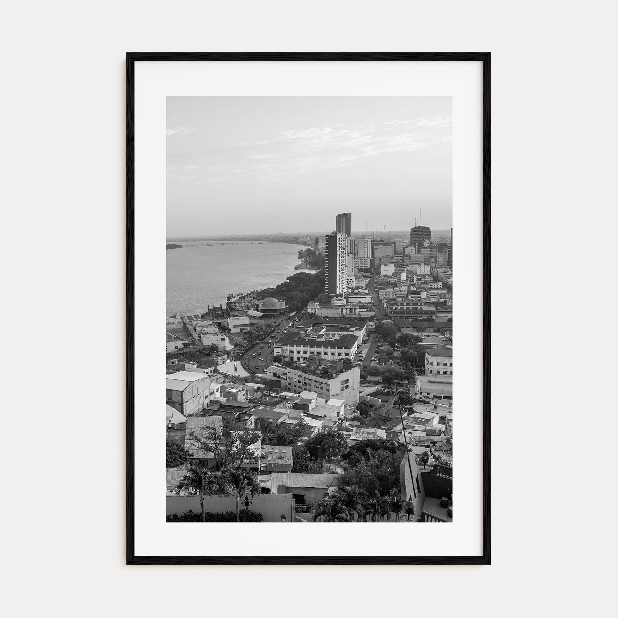 Guayaquil Photo B&W Poster