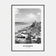 Guayaquil Portrait B&W Poster