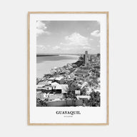 Guayaquil Portrait B&W Poster