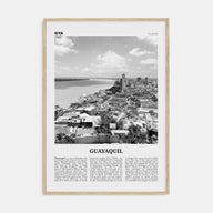 Guayaquil Travel B&W Poster