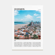 Guayaquil Travel Color Poster
