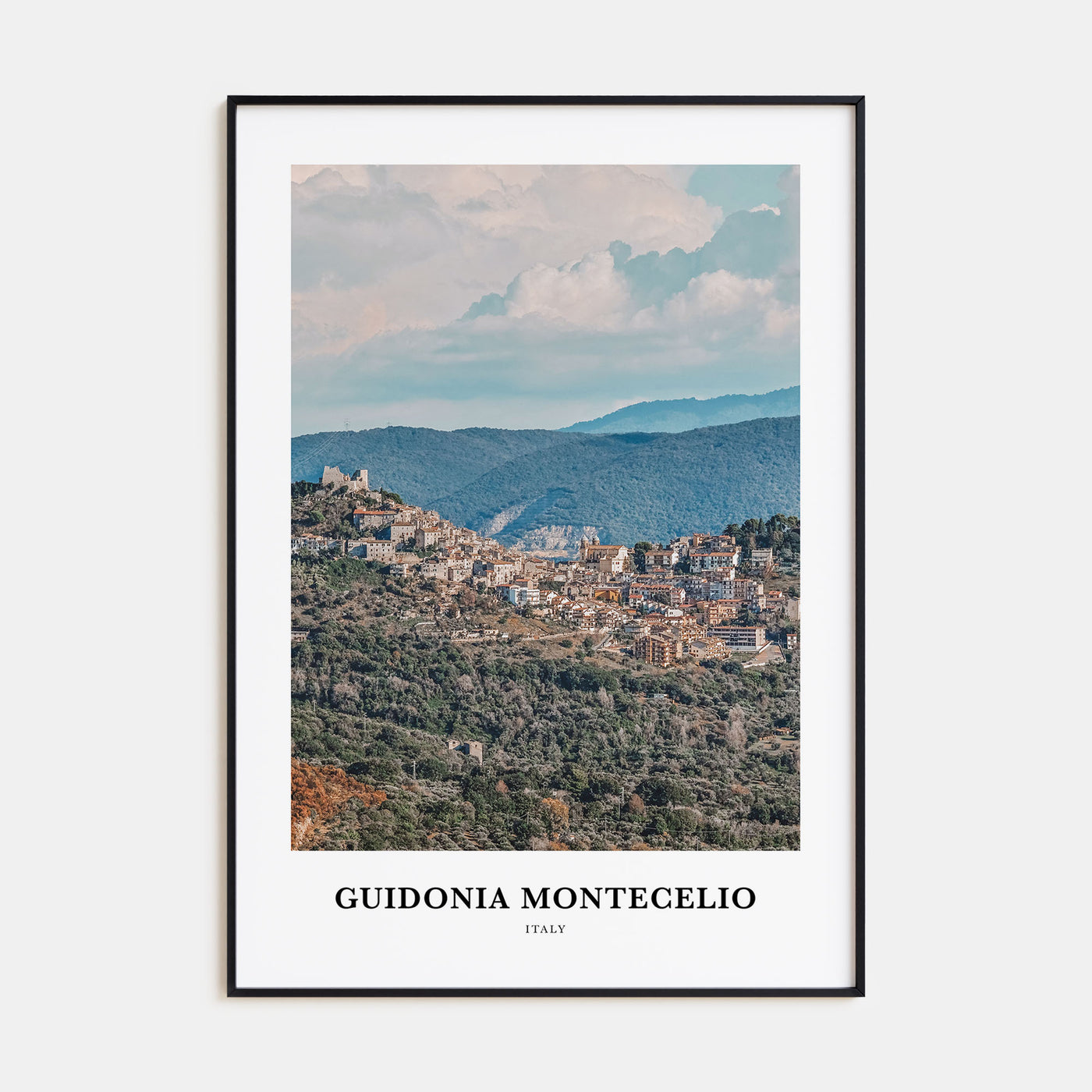 Guidonia Montecelio Portrait Color Poster