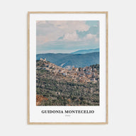 Guidonia Montecelio Portrait Color Poster