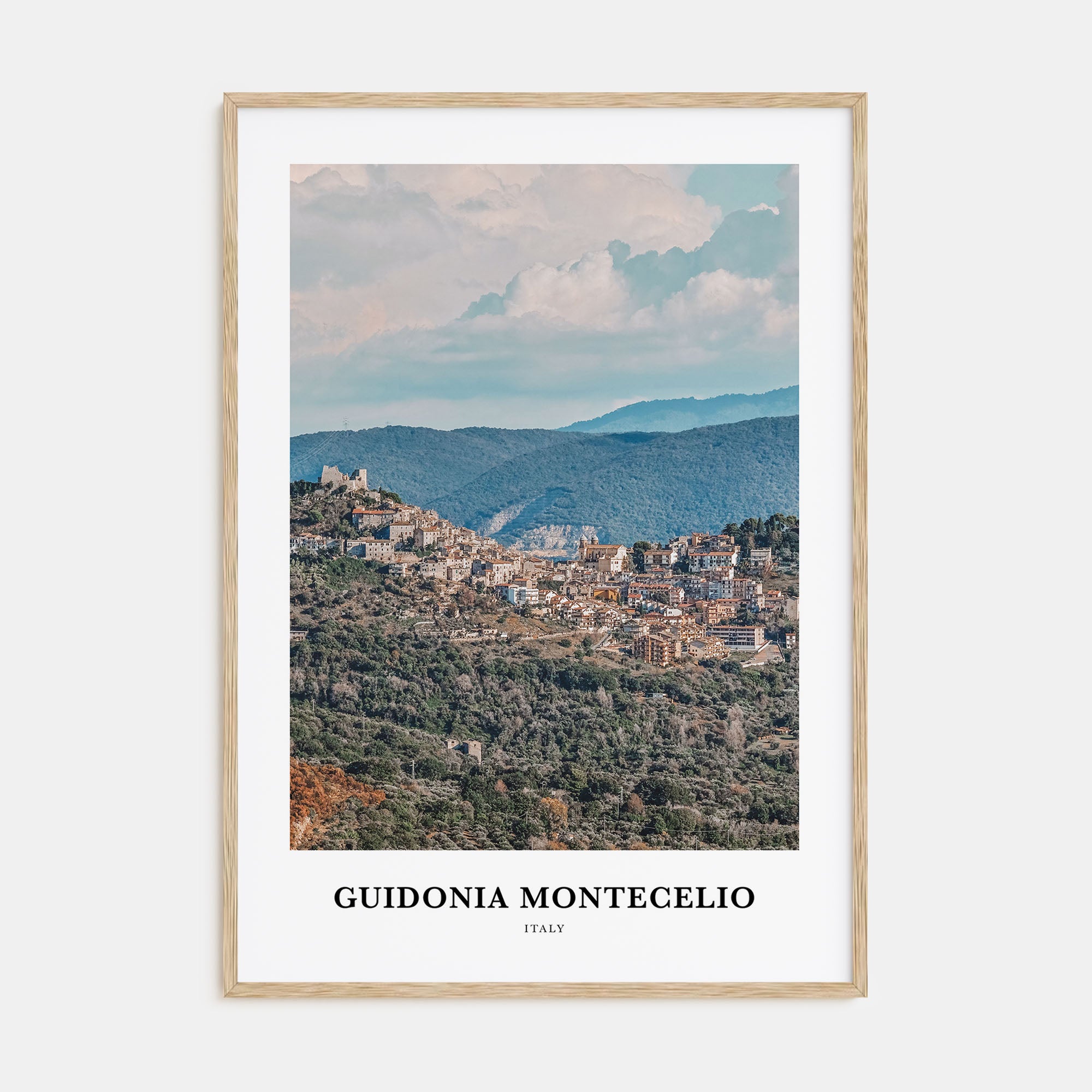 Guidonia Montecelio Portrait Color Poster