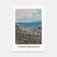 Guidonia Montecelio Portrait Color Poster