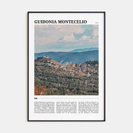 Guidonia Montecelio Travel Color Poster