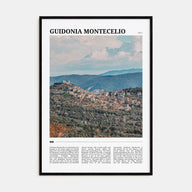 Guidonia Montecelio Travel Color Poster