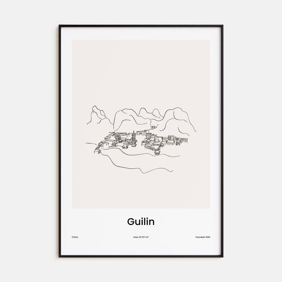 Guilin Drawn Poster