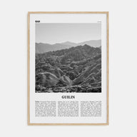 Guilin Travel B&W Poster