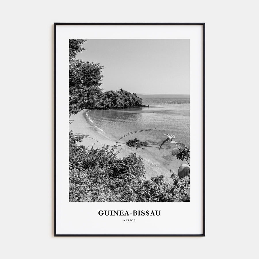 Guinea-Bissau Portrait B&W Poster