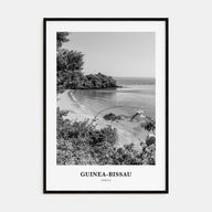 Guinea-Bissau Portrait B&W Poster