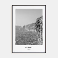 Guinea Portrait B&W Poster
