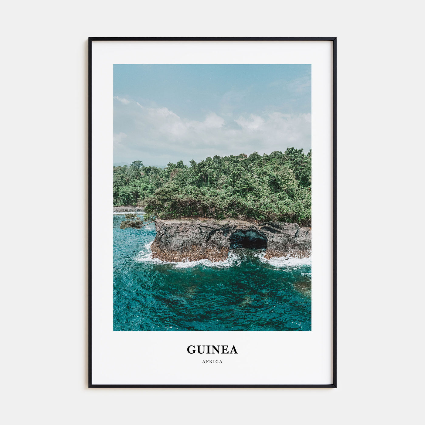 Guinea Portrait Color No 1 Poster