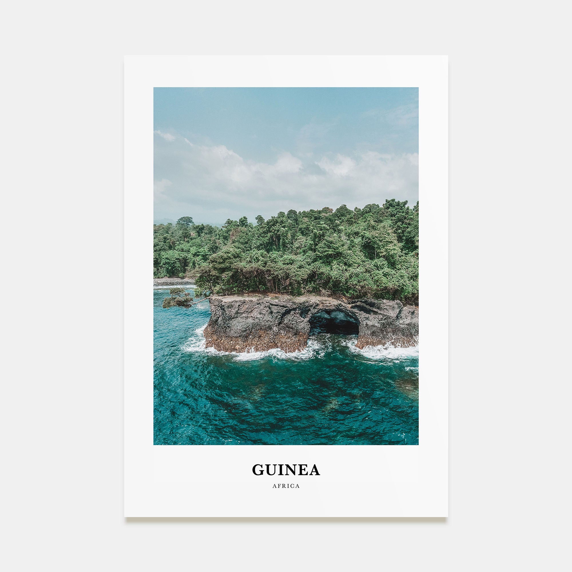 Guinea Portrait Color No 1 Poster
