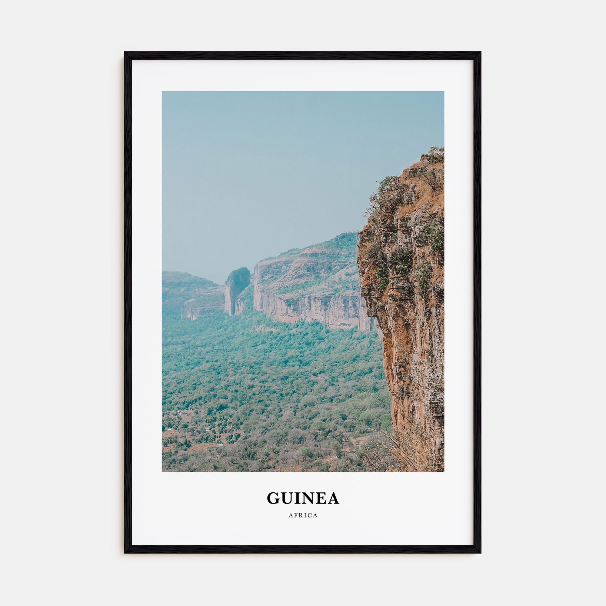 Guinea Portrait Color No 2 Poster
