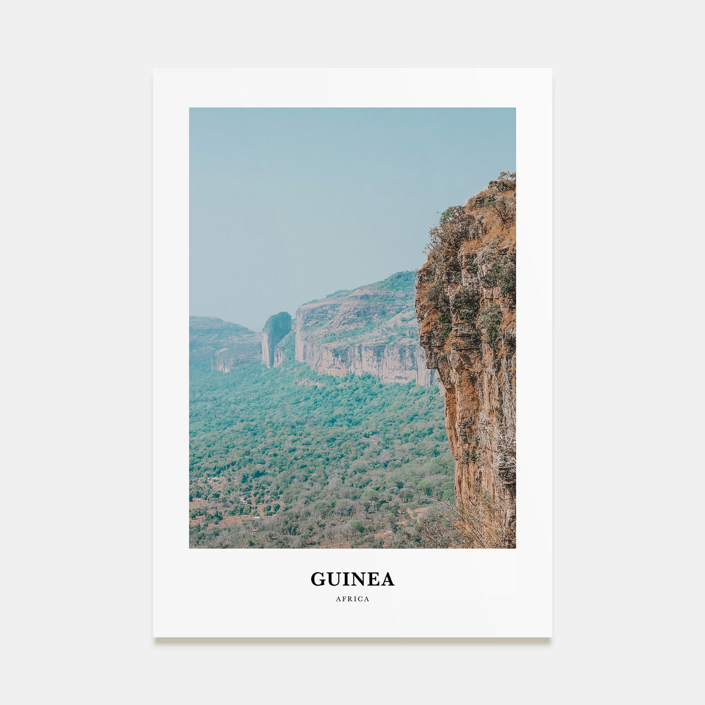 Guinea Portrait Color No 2 Poster