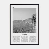Guinea Travel B&W Poster