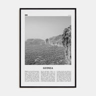 Guinea Travel B&W Poster