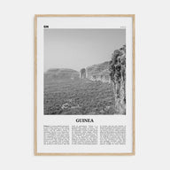 Guinea Travel B&W Poster