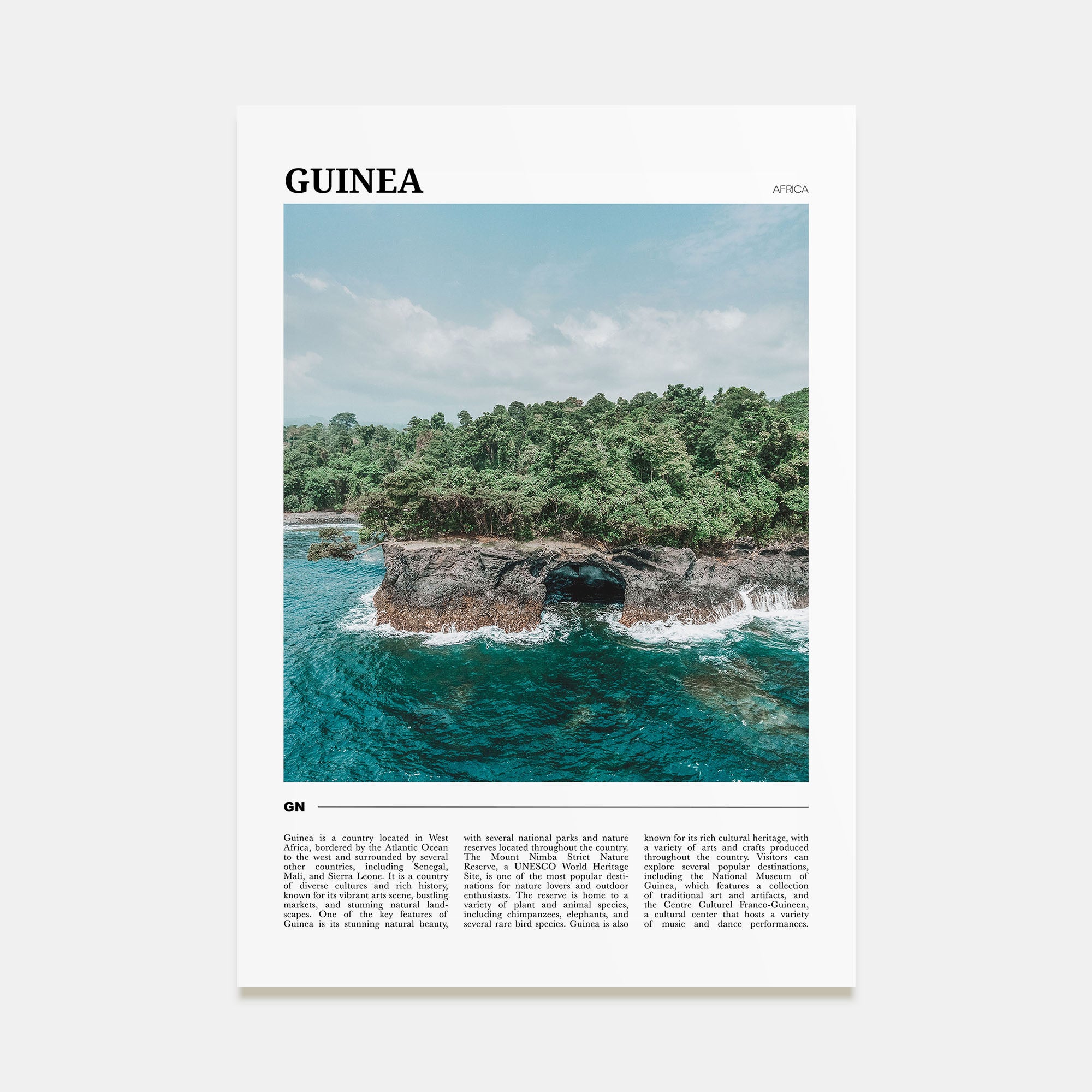 Guinea Travel Color No 1 Poster