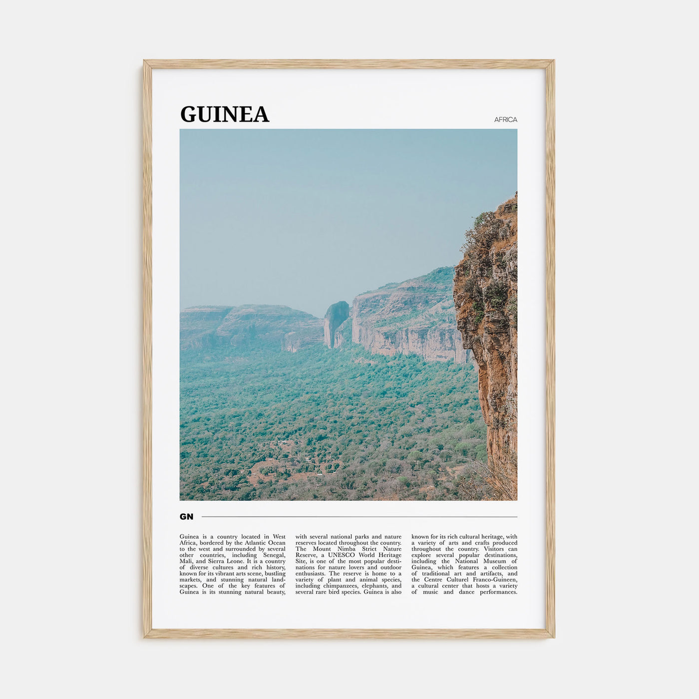 Guinea Travel Color No 2 Poster