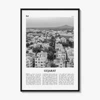 Gujarat Print Black and White, Gujarat Wall Art, Gujarat Poster, Gujarat Photo, Gujarat Wall Décor, India, Gandhinagar, Ahmedabad