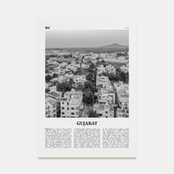 Gujarat Travel B&W Poster