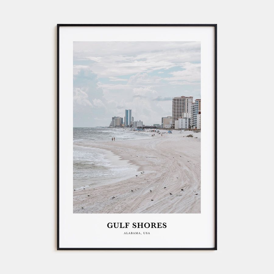 Gulf Shores Portrait Color Poster