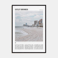 Gulf Shores Travel Color Poster