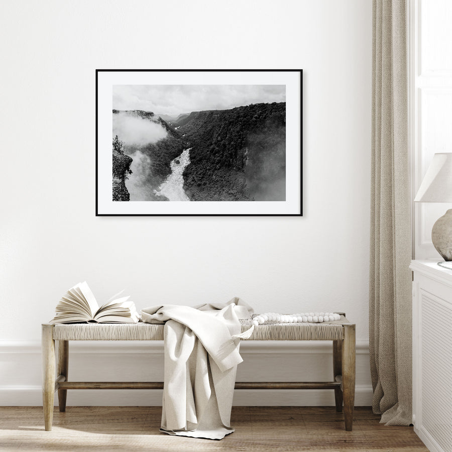 Guyana Landscape B&W Poster