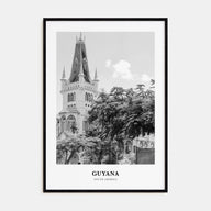 Guyana Portrait B&W Poster