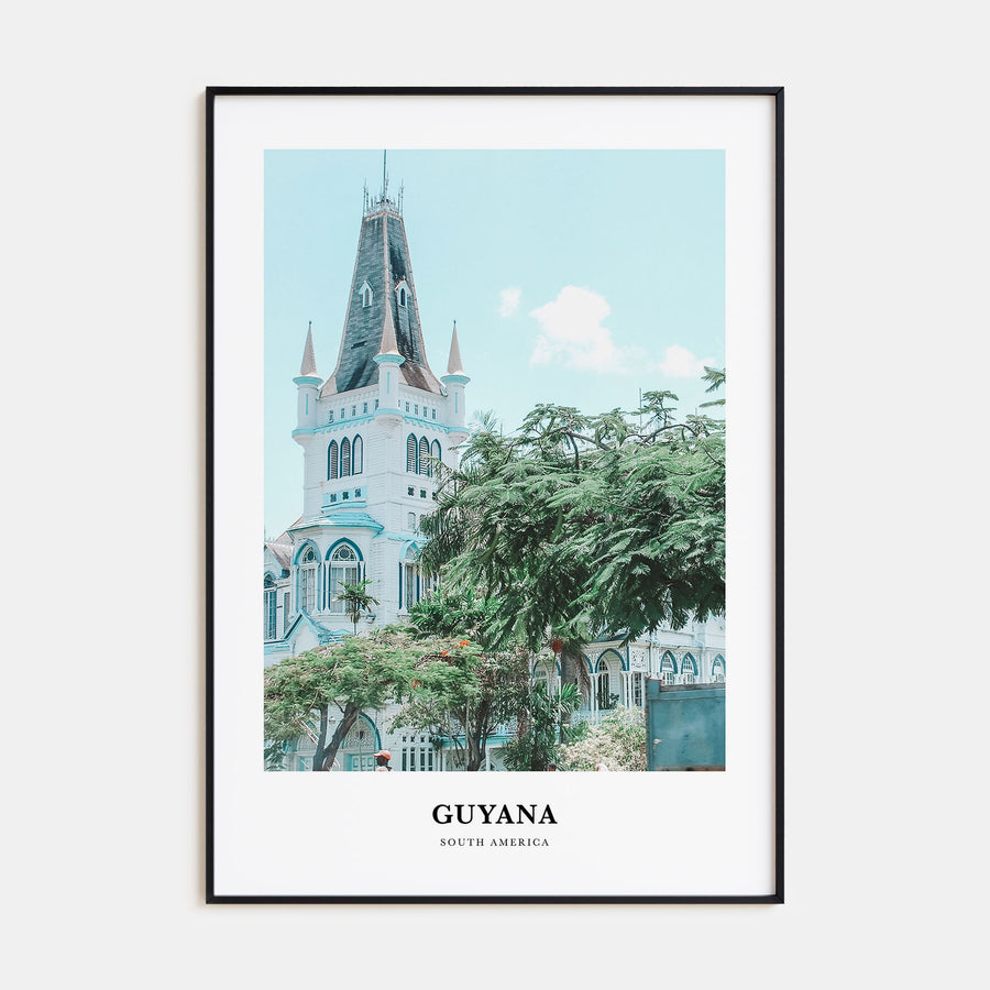 Guyana Portrait Color Poster