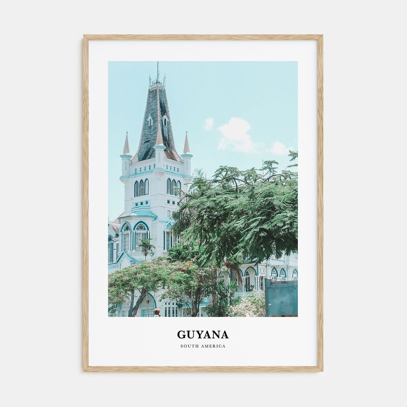 Guyana Portrait Color Poster
