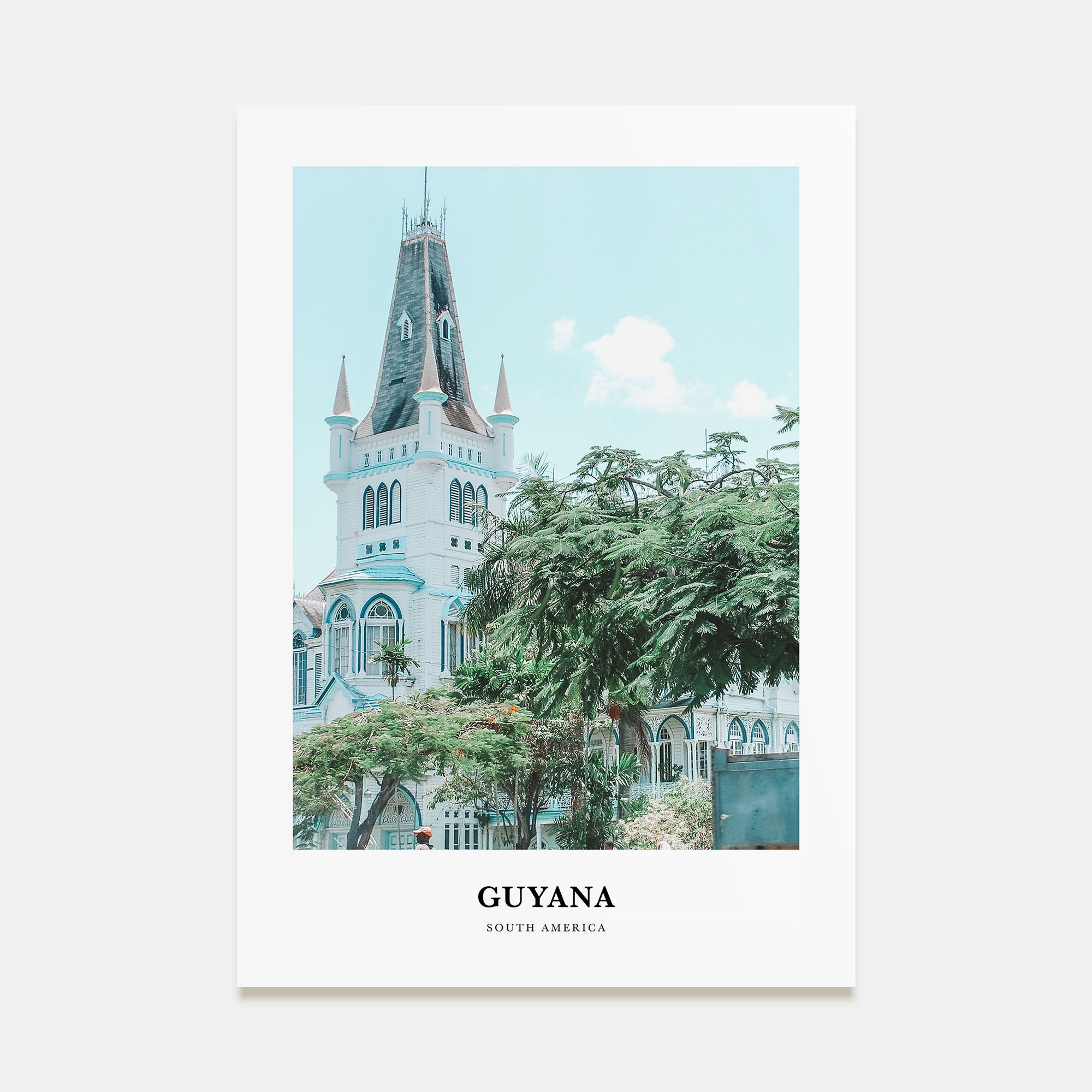 Guyana Portrait Color Poster