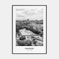 Gwangju Portrait B&W Poster
