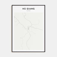 Ha Giang Map Portrait Poster