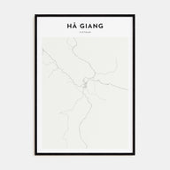 Ha Giang Map Portrait Poster