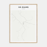 Ha Giang Map Portrait Poster
