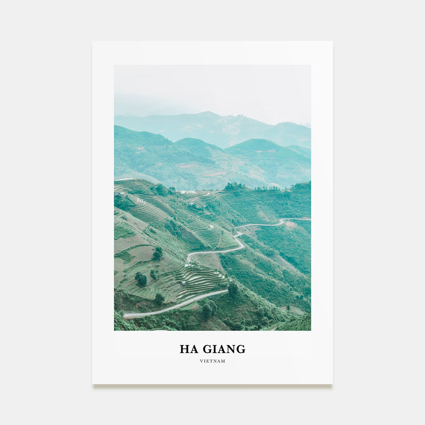 Ha Giang Portrait Color Poster